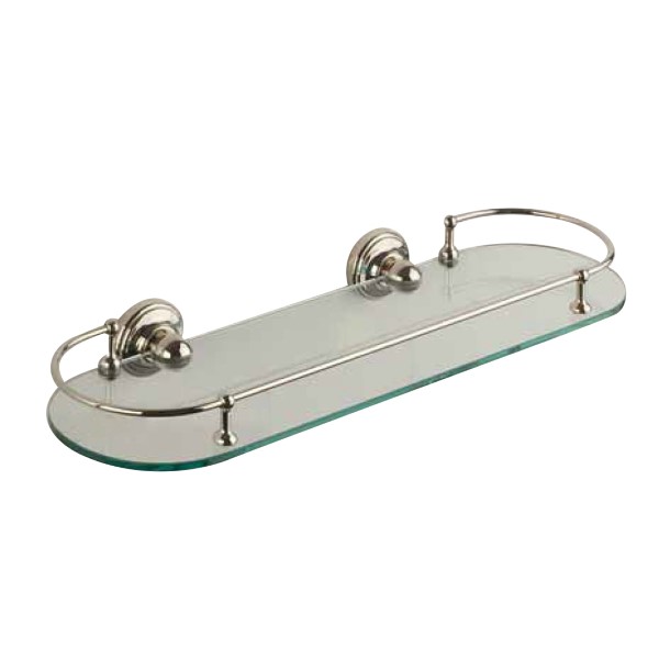 Lonsdale curved glass shelf, 450mm