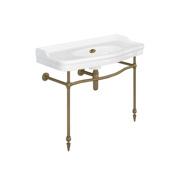 Paris 1020mm basin on basin stand. Zero, one or three tap holes.