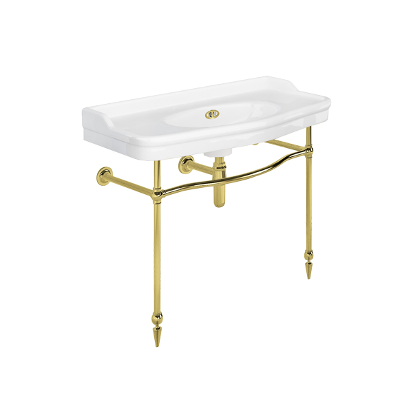 Paris 1020mm basin on basin stand. Zero, one or three tap holes.