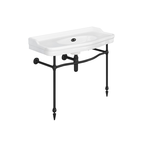 Paris 1020mm basin on basin stand. Zero, one or three tap holes.