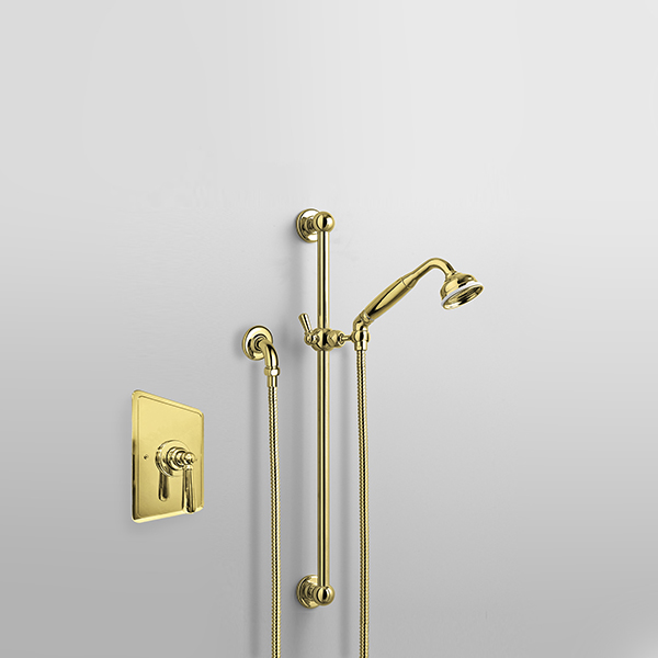 ROCKWELL - Shower layout - handshower on rail & mixer