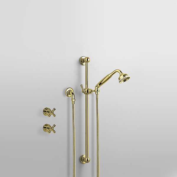 ROCKWELL - Shower layout - handshower on rail & xheads