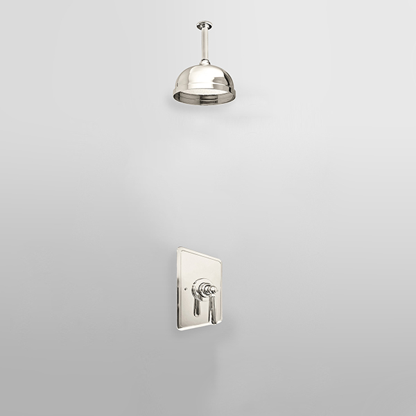 ROCKWELL - Shower layout - ceiling arm, rose & mixer