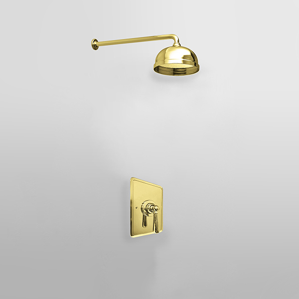 ROCKWELL - Shower layout - wall arm, rose & mixer