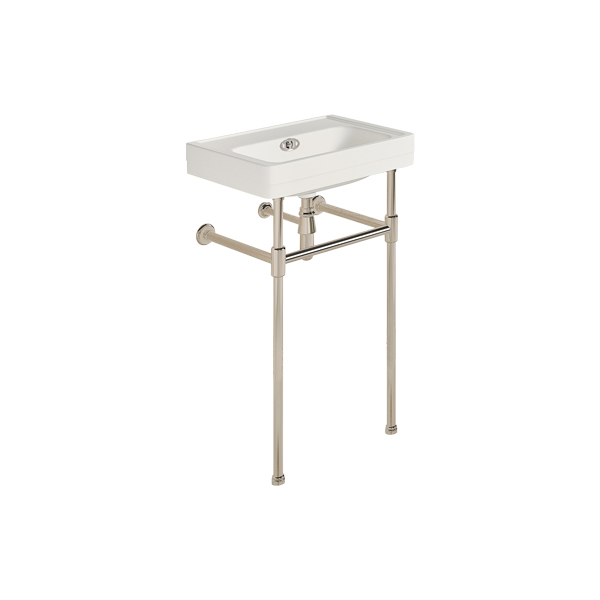 Soho 500mm powder room basin on basin stand
