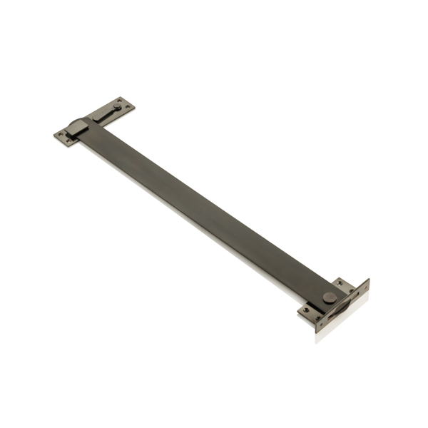 Solid brass window shutter bar