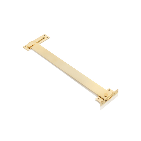 Solid brass window shutter bar