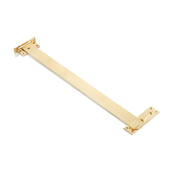 Solid brass window shutter bar